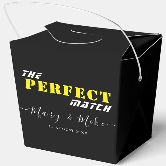 究極のマッチ - 大型テイクアウトお土産ボックス フェイバーボックス (裏面)