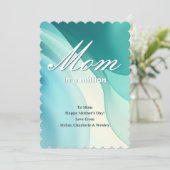 究極のママ アクア カスタム マザーズデー グリーティング シーズンカード (スタンド正面)