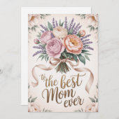 究極のママ フラワーカード シーズンカード (正面/裏面)