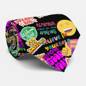 究極の勇気付けられるコラージュ ネクタイ (ロール)