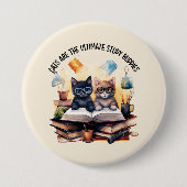 究極の勉強 缶バッジ (正面)