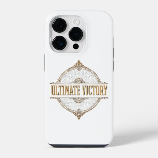 究極の勝利 iPhoneケース (裏面)