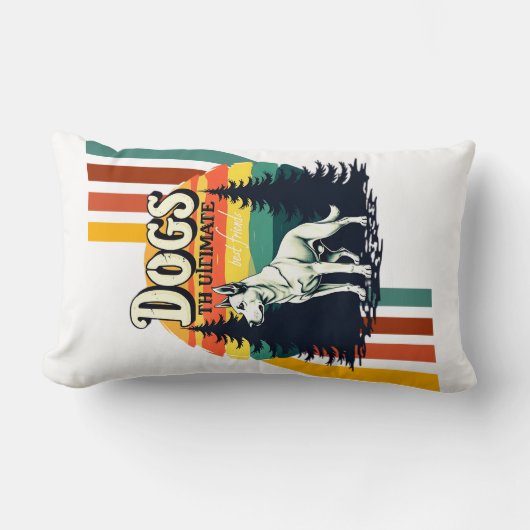 究極の友最高の達だ ランバークッション (正面)