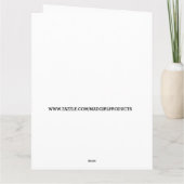 究極の友達 クリスマスカード 永遠の友達 カード (裏面)