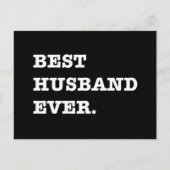 究極の夫への贈り物 アニバーサリー バレンタインデー ポストカード (正面)