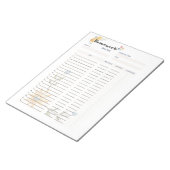 究極の宿題プランテンプレート ノートパッド (アングル)