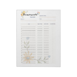 究極の宿題プランナーテンプレート ノートパッド