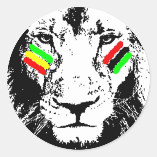 究極の征服者ステッカー ラウンドシール (正面)