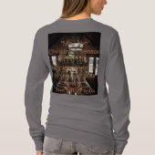 究極の心地よいと基本長袖T-Shi Tシャツ (裏面)