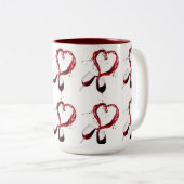 究極の愛**ワイン大好き**マグカップ ツートーンマグカップ (正面右)