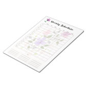 究極の日常学習プランテンプレート ノートパッド (アングル)