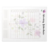 究極の日常学習プランテンプレート ノートパッド (正面)