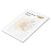 究極の日常学習プランナーテンプレート ノートパッド (アングル)