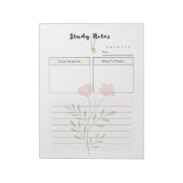 究極の日常学習プランナーテンプレート ノートパッド