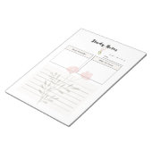 究極の日常学習プランナーテンプレート ノートパッド (アングル)