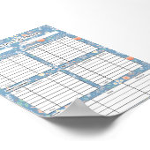 究極の月次予算プランナーフローラ ポスター (角)