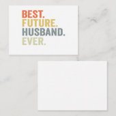 究極の未来の夫 ギフト 婚約者 プレゼント ノートカード (正面/裏面)
