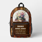 究極の本虫 プリントバックパック (正面)