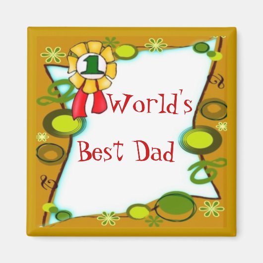 究極の父の日マグネット マグネット (正面)