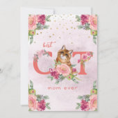 究極の猫ママ イラスト 子猫 母の日 シーズンカード (正面)