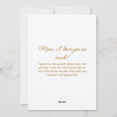 究極の猫ママ イラスト 子猫 母の日 シーズンカード (裏面)