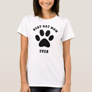 究極の猫ママ カスタムテキスト パーソナライズ Tシャツ
