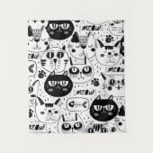 究極の猫好き - あったか猫ペット タペストリー (正面)