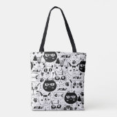 究極の猫好き - かわいい猫ペット トートバッグ (裏面)