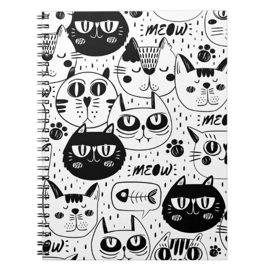 究極の猫好き - かわいい猫ペット ノートブック (正面)