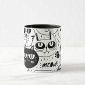 究極の猫好き - かわいい猫ペット マグカップ (中央)