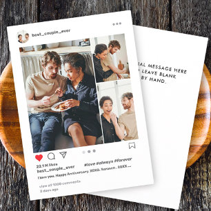 究極の現代カップル インスタグラム フォトコラージュ シーズンカード