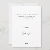 究極の現代カップル インスタグラム フォト コラージュ シーズンカード (裏面)