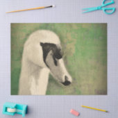 究極の白鳥のデコパージュ 薄葉紙 (クラフト)