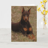 究極の看守の犬 カード (黄色い花)