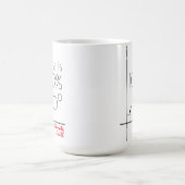 究極の真実をカスタマイズおもしろい可能 コーヒーマグカップ (中央)