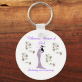 究極の神の女性キーチェーン キーホルダー (正面)