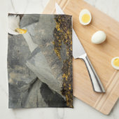 究極の禿鷲 キッチンタオル (四つ折り)