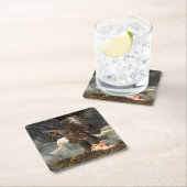 究極の禿鷲 スクエアペーパーコースター (インサイチュ)