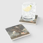 究極の禿鷲 ストーンコースター (横)