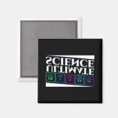 究極の科学フリスビーディスクゴルフ趣味愛好家 _1 マグネット (正面/裏面)