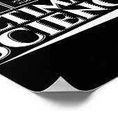 究極の科学フリスビーディスクゴルフ趣味愛好家 _2 ポスター (角)