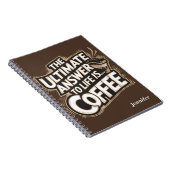 究極の答えはコーヒーだ ノートブック (右側)