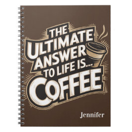 究極の答えはコーヒーだ ノートブック
