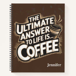 究極の答えはコーヒースパイラルノート ノートブック