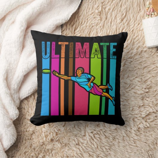 究極の素晴らしフリスビーのモチーフ クッション (ブランケット)