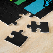 究極の素晴らしフリスビーのモチーフ ジグソーパズル (側面)