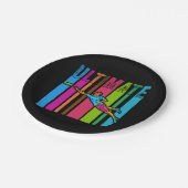 究極の素晴らしフリスビーのモチーフ ペーパープレート (アングル)