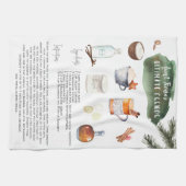 究極の自家製エグノグ |レシピ家宝 キッチンタオル (横)