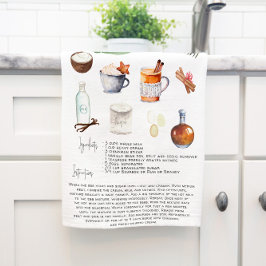 究極の自家製エグノグ |レシピ家宝 キッチンタオル