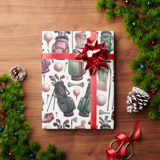 究極の誕生日ゴルフパーティー ラッピングペーパー (クリスマスギフト)